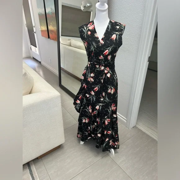 Rebecca Taylor cotton wrap dress size 4